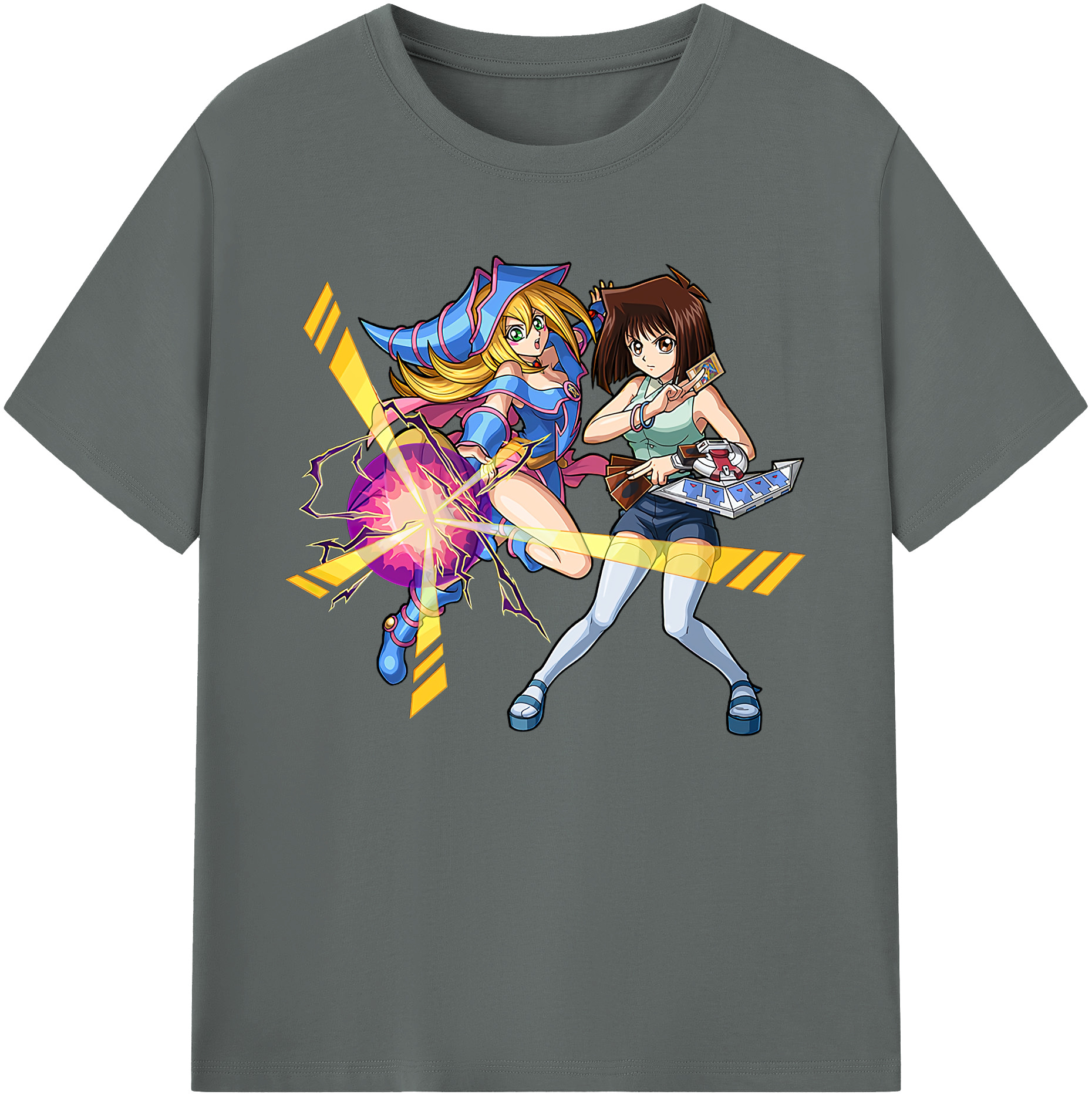 （画像用） 遊☆戯☆王 Yu-Gi-Oh! 綿100％ メンズ半袖Tシャツ｜肌触りやわらか＆通気性